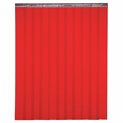 Welding Strip Curtain 7 ft H 8 ft W Red