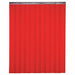 Welding Strip Curtain 7 ft H 7 ft W Red