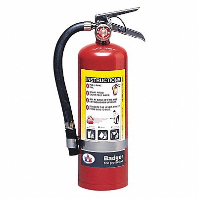 Fire Extinguisher Steel Red ABC