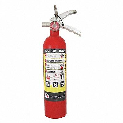 Fire Extinguisher Aluminum Red ABC