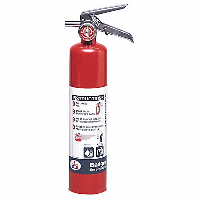 Fire Extinguisher Steel Red BC