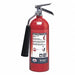 Fire Extinguisher Aluminum Red BC