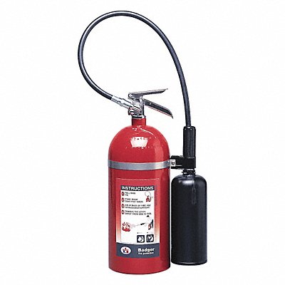 Fire Extinguisher Aluminum Red BC