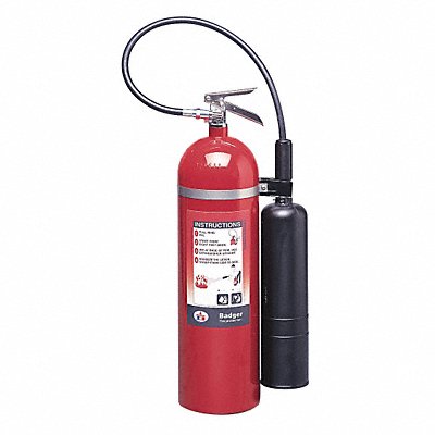 Fire Extinguisher Aluminum Red BC