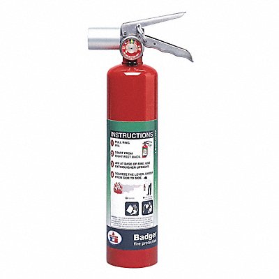 Fire Extinguisher Steel Red BC