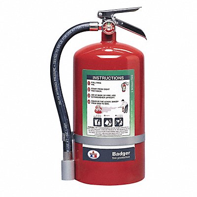 Fire Extinguisher Steel Red ABC