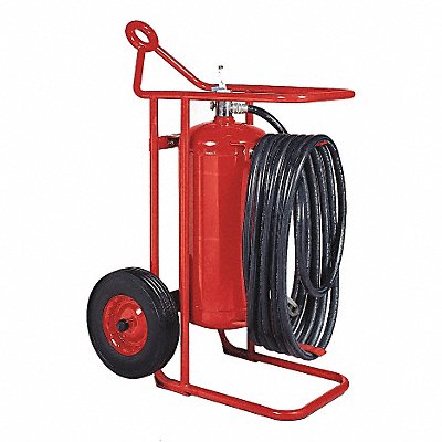 Wheeled Fire Extinguisher ABC Red