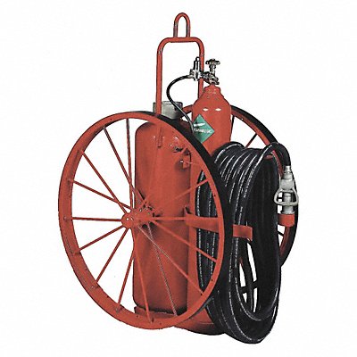 Wheeled Fire Extinguisher K Red