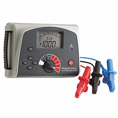 Megohmmeter 250 to 5000V DC LED