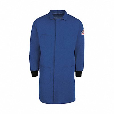 J0287 Mens Flame-Resistant Lab Coat Blue L