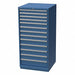 Mod Drwr Cab 59-1/2 H 13 Drwr Brght Blue