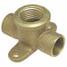 Drop Tee Cast Bronze 1/2 Tube CxCxFNPT