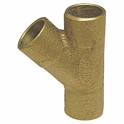 Wye 45 Deg Cast Bronze 1 Tube CxCxC