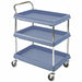 Utility Cart 400 lb Blue 27 in W