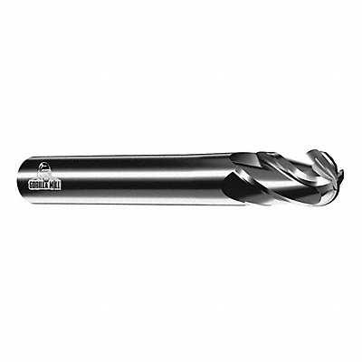Ball End Mill Single End 15/64 Carbide