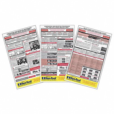 OSHA Tire Service Charts Kits