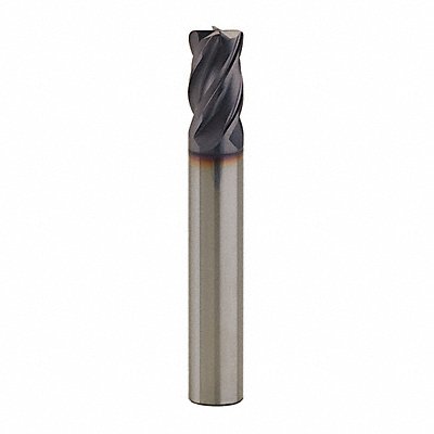 CR End Mill 0.020 CR 3/8 Dia 7/8 Cut