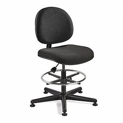 Task Chair Fabric Black 23-33 Seat Ht