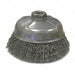 Crimped Wire Cup Brush 5 in.Dia Steel