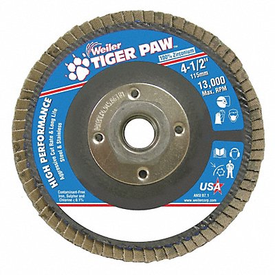 Flap Disc 60 Grit 5/8-11 in.