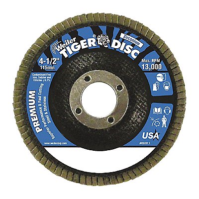 Flap Disc 60 Grit 5/8-11 in Aluminum