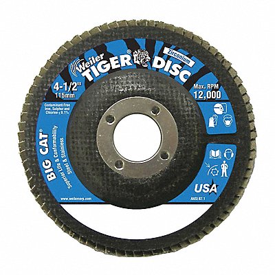 Flap Disc 60 Grit 5/8-11 in Type 27