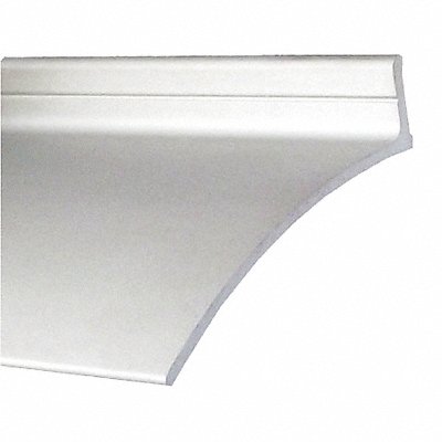 Door Drip Edge Clear Anodized 100 in L