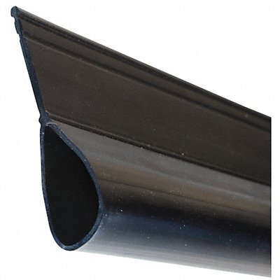 Weatherseal Bottom Black 1-1/2 In