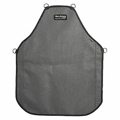 Bib Apron Gray/Black 30 in L 24 in W