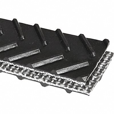 Conveyor Belt Intrwvn 120 PVC Blk 16InW