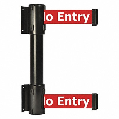 Belt Barrier 13 ft No Entry Black