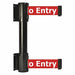 Belt Barrier 13 ft No Entry Black