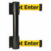 Belt Barrier Yellow w/Black Text