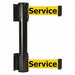 Belt Barrier 7-1/2 ft Out Of Service