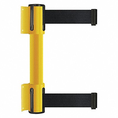 Belt Barrier 7-1/2 ft 2 Belts Yellow