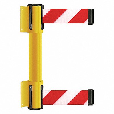 Belt Barrier Red w/White Stripe 2 inW