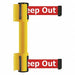 Belt Barrier 7-1/2 ft Danger-Keep Out