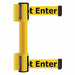 Belt Barrier Caution-Do Not Enter Yellow