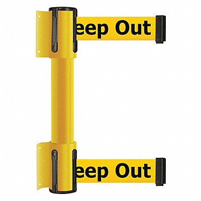 Belt Barrier Danger - Keep Out Yellow