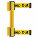 Belt Barrier Danger - Keep Out Yellow