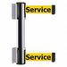 Belt Barrier Out Of Service Pol Chrome