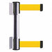 Belt Barrier Yellow Satin Chrome