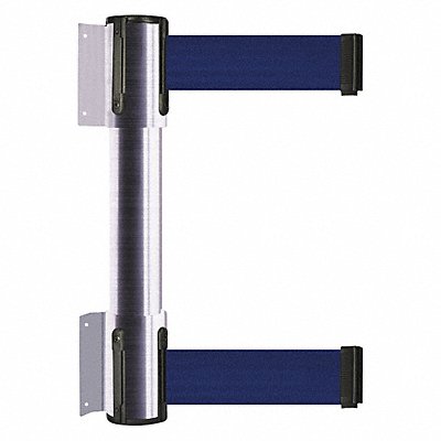 Belt Barrier Blue Satin Chrome