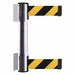 Belt Barrier 7-1/2ft Black/Yellow Stripe