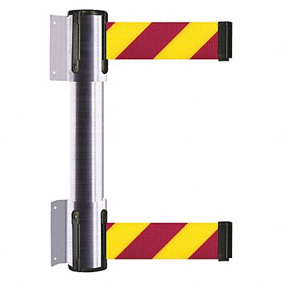 Belt Barrier 7-1/2ft Magenta/Yellow Diag