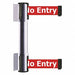 Belt Barrier No Entry Satin Chrome