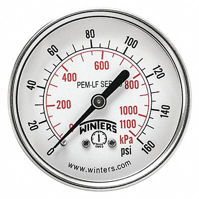 J1388 Gauge Pressure 2-1/2in. 0 to 160 psi