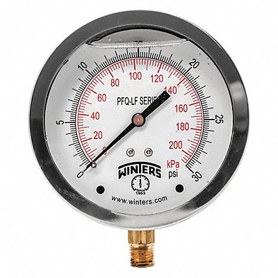 J1383 Gauge Pressure 4in. 0 to 30 psi