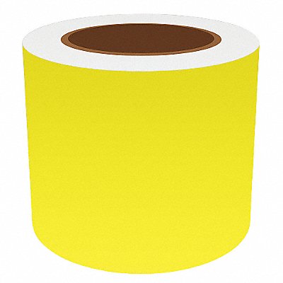 Label Tape Yellow 4in W For Mfr No VnM8