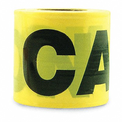 Barricade Tape Caution Yellow 3in